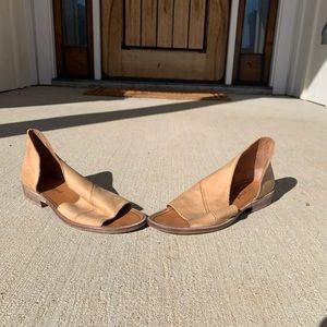 Free People Sandal natural color leather